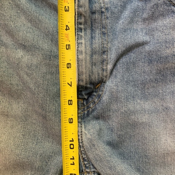 Levis 505 Straight Leg Jeans Wore In Size 38x30 faded - Picture 8 of 12